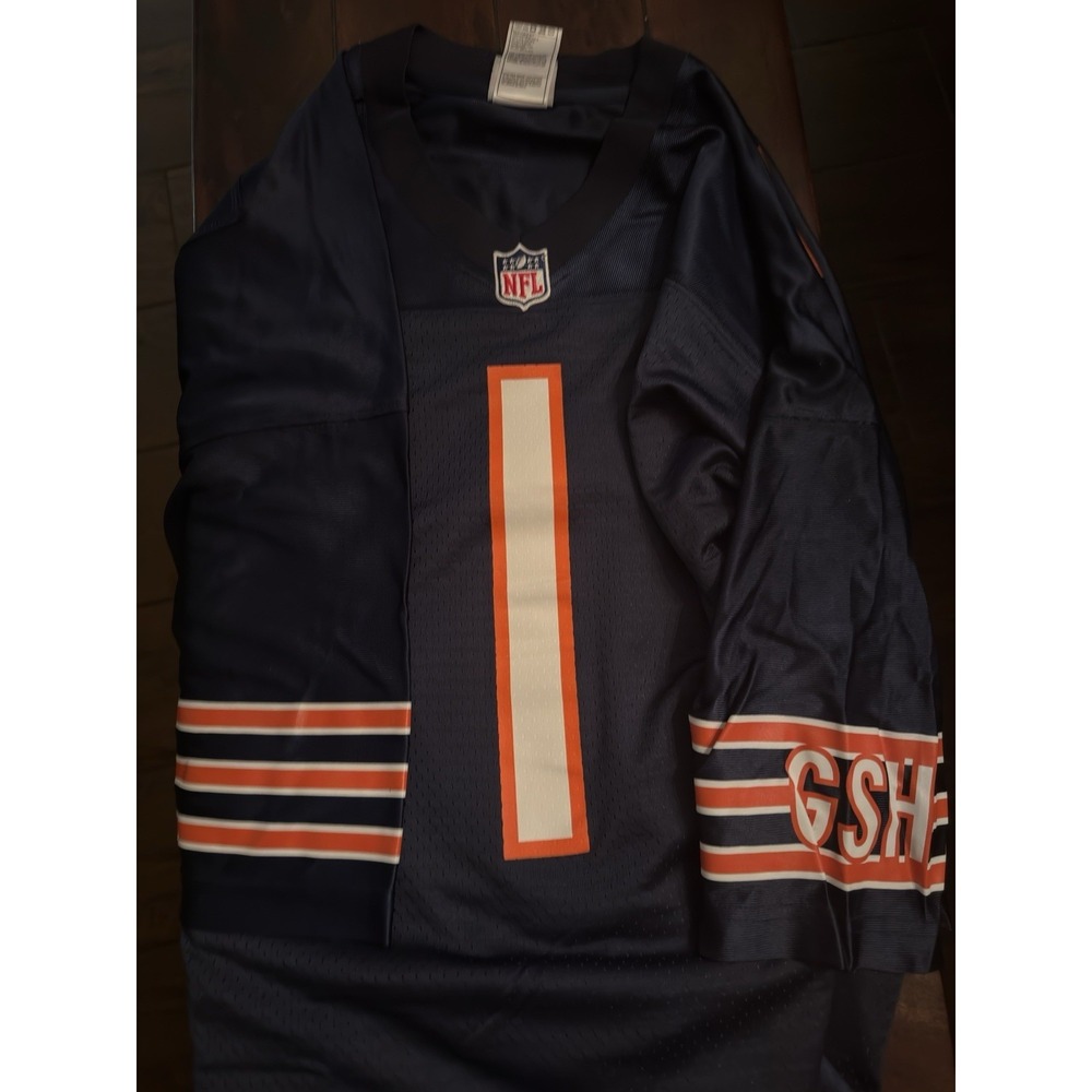 Justin Fields Chicago Bears NFL‎ Pro Line Jersey Midnight Navy Mens 2XL New